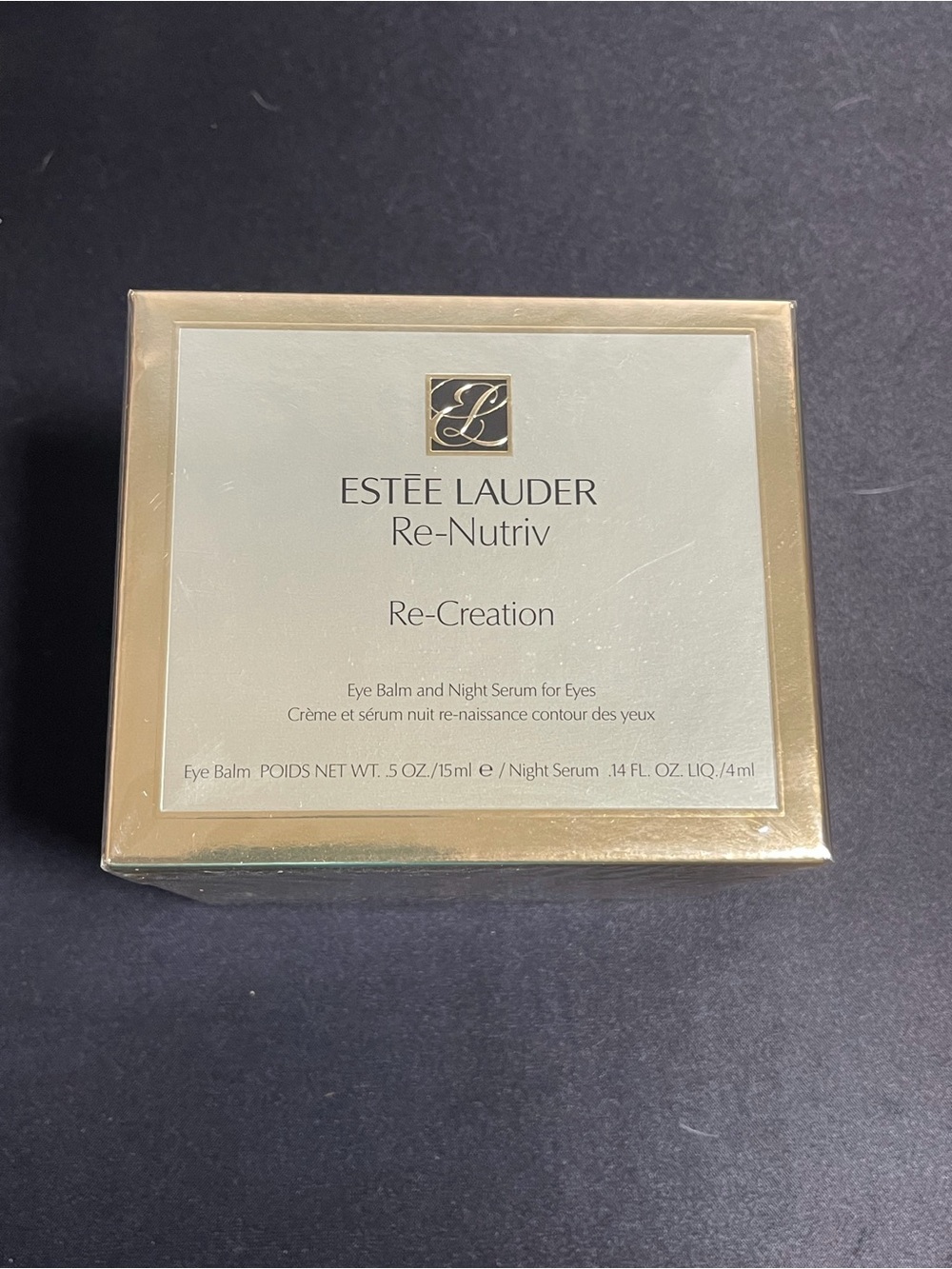 Estée Lauder Re-Nutriv Re-Creation Eye Balm & Night Serum for Eyes New in Box!